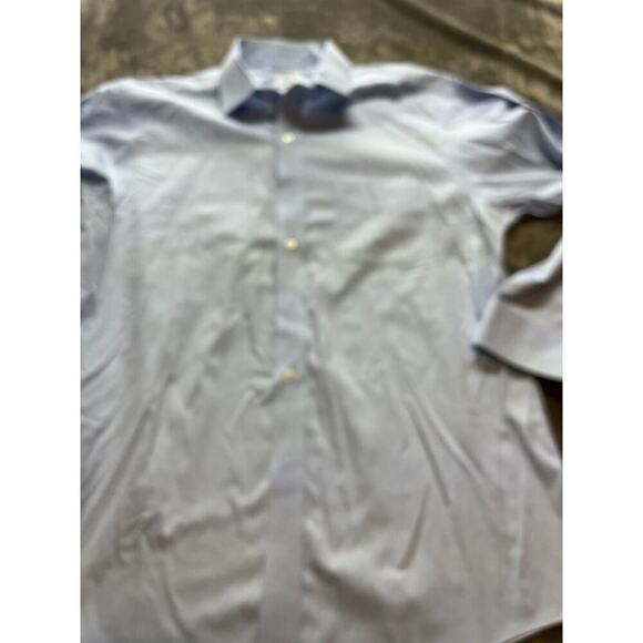 Brooks Brothers 1818 Blue Supima Non Iron Button Shirt Mens 16.5 - 33 long sleev - Picture 1 of 5